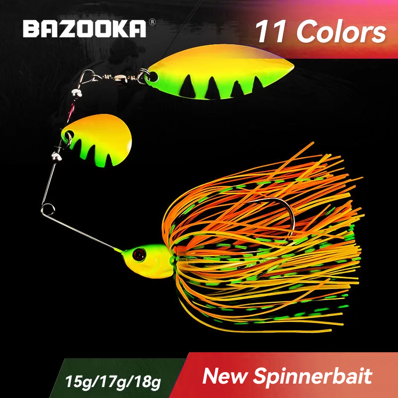 Bazooka 15g 18g spinnerbait is - Fishing Lure Jerkbait avaliação e preço