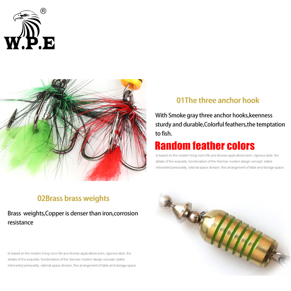 W. p. e.-isca metálica complet - Fishing Lure Spinnerbait avaliação e preço