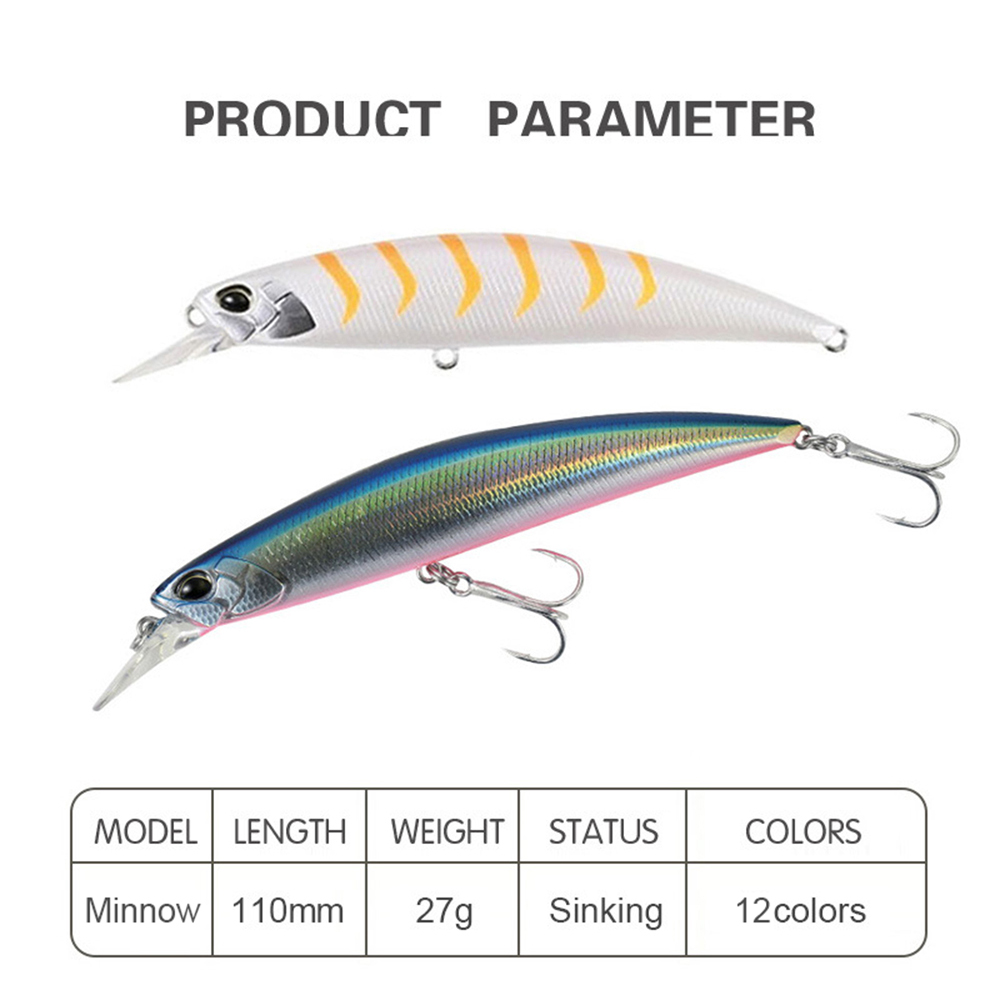 Artificial Hard Minnow Fishing - Fishing Lure Jerkbait avaliação e preço