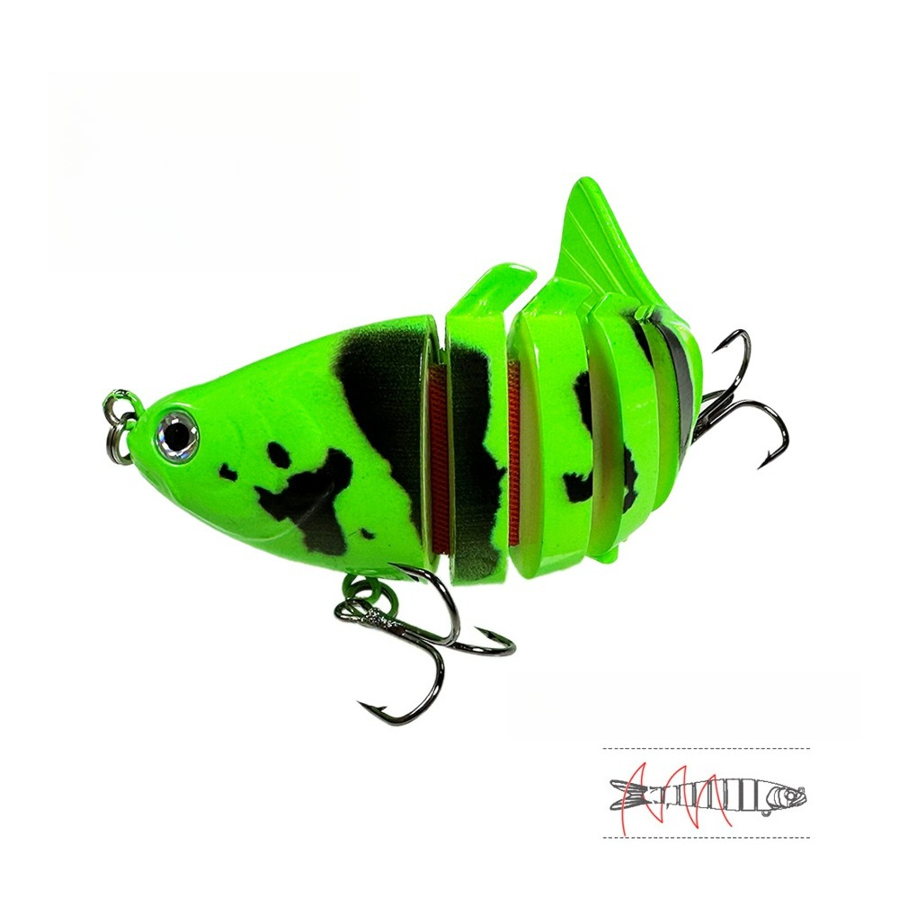 Isca Dura Multi-segmentada de  - Fishing Lure Jerkbait avaliação e preço