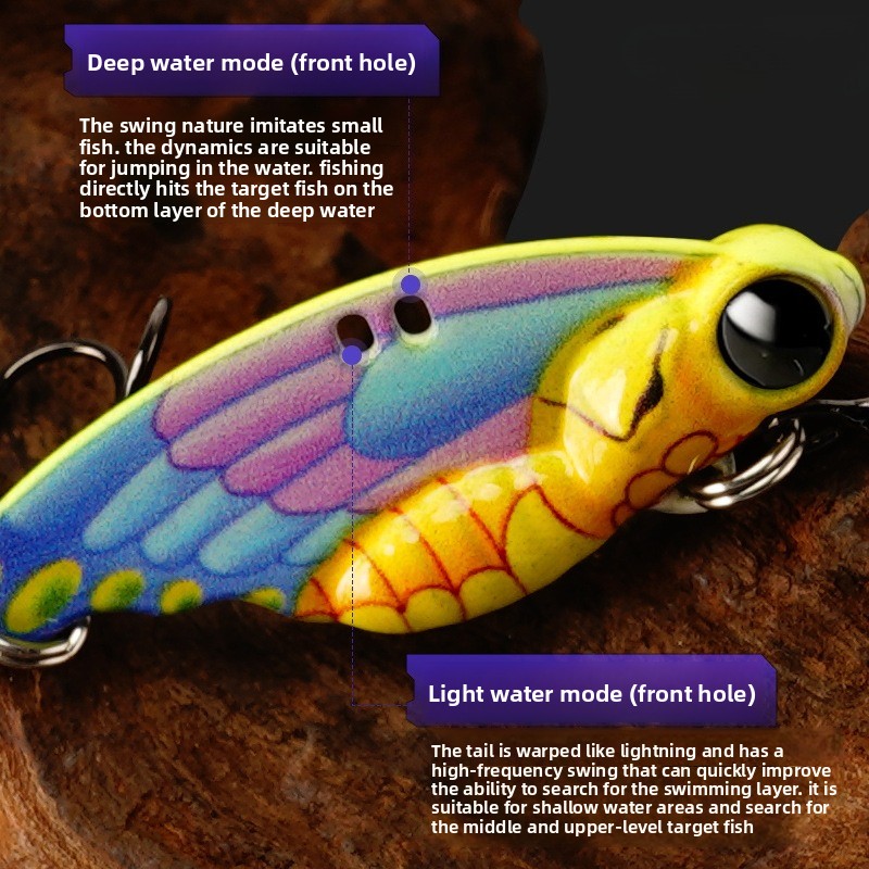 Isca Vibratória VIB para Pesca - Fishing Lure Spoon avaliação e preço